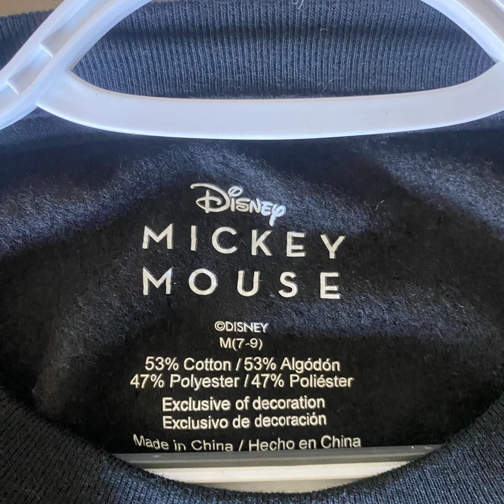 Disney Black Crewneck Mickey Mouse Sweater like new no call outs - Picture 7 of 7